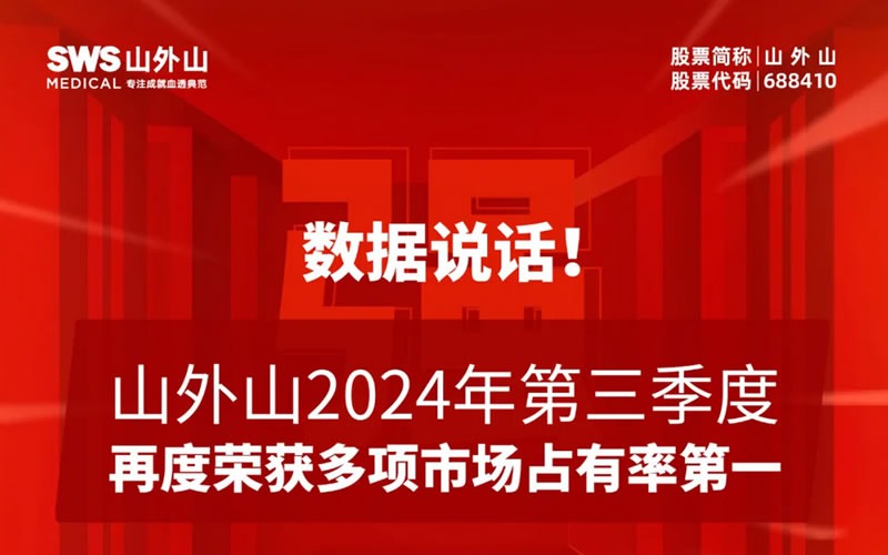 血液凈化龍頭2024年第三季度市場(chǎng)占有率再奪魁！